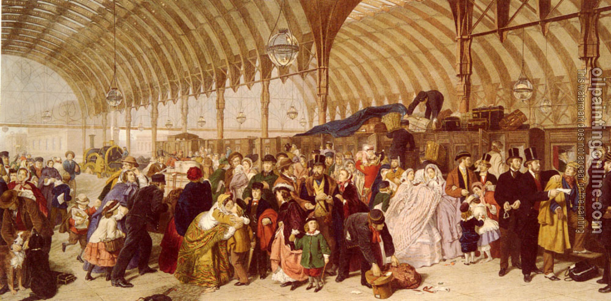 William Powell Frith - The Railway Station